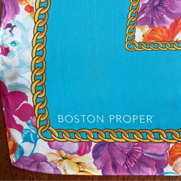 Boston Proper Printed Scarf - Picture 3 of 5